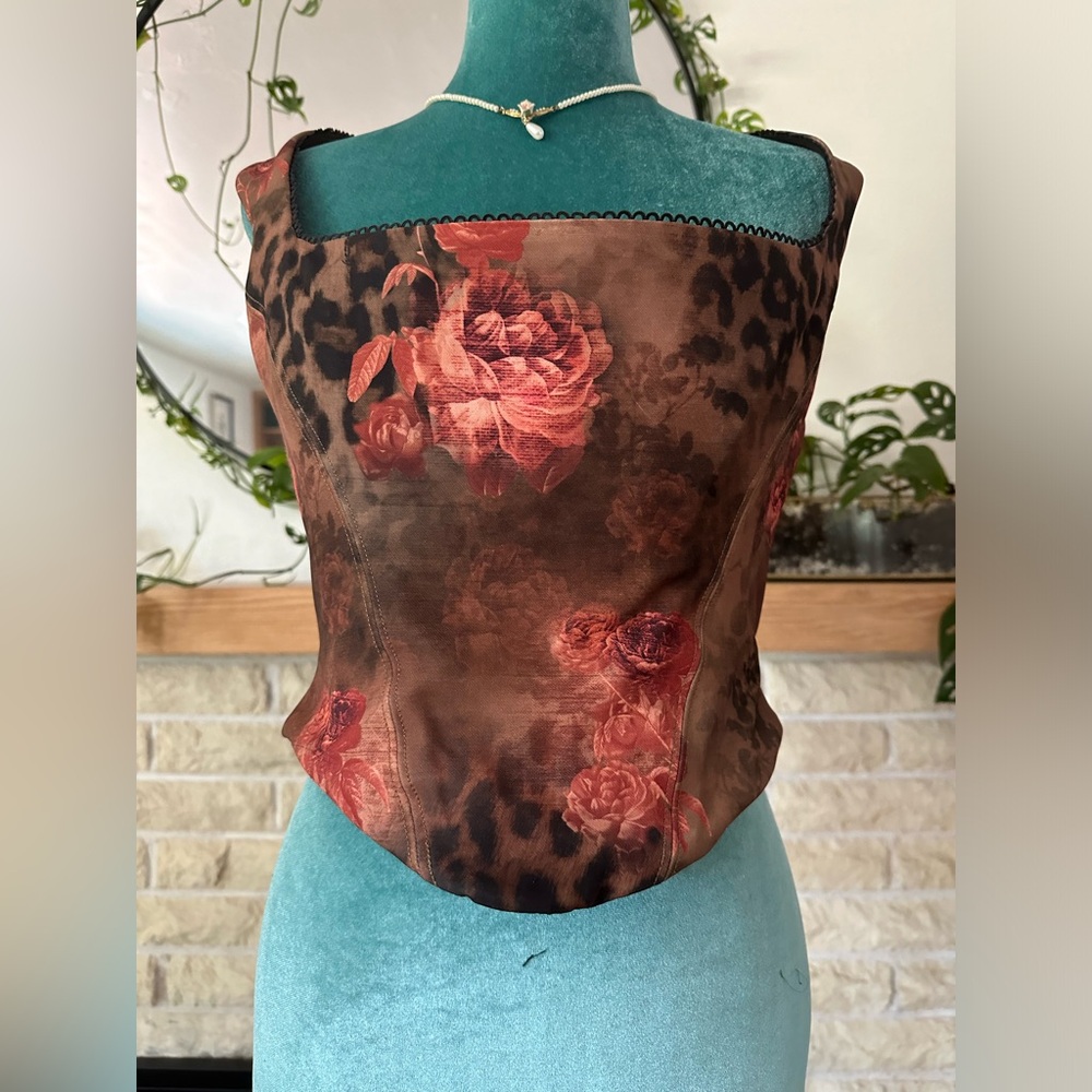 KALINA FLORAL PRINTED CORSET 🤎